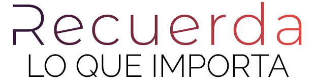 RECUERDA · LO QUE IMPORTA